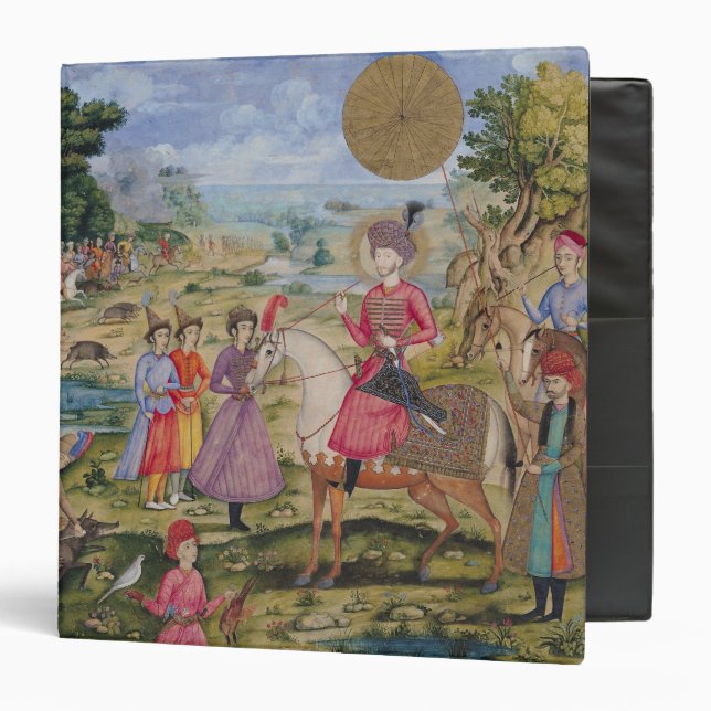 Royal Hunt, from Isfahan, Iran 3 Ring Binder (Front/Inside)