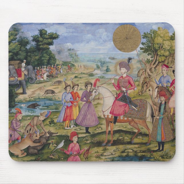 Royal Hunt, from Isfahan, Iran Mouse Pad (Front)