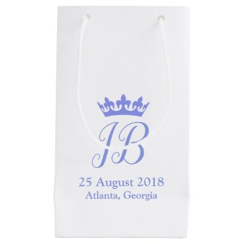 Royal Inspired Wedding Favor Gift Bag by Myweddingday at Zazzle