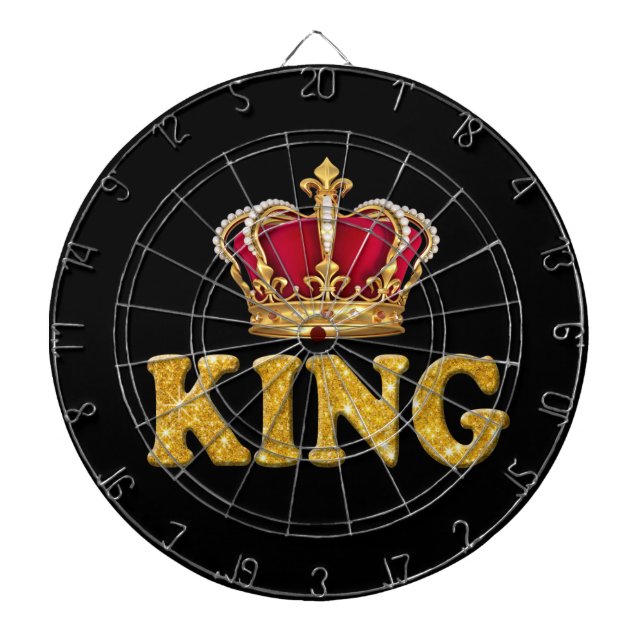 Royal King Crown Dart Board (Front)