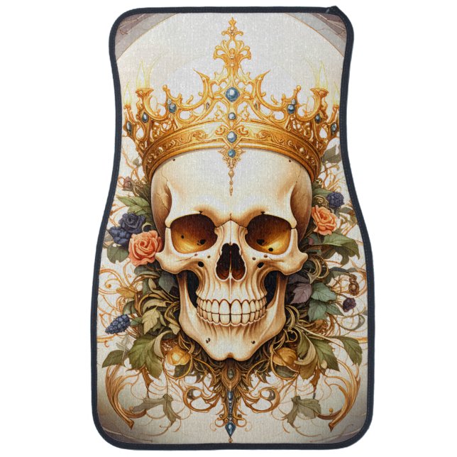 Royal King Skull Set of Car Mats (Front)