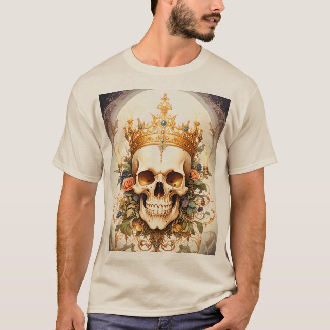 Royal King Skull T-Shirt (Front)