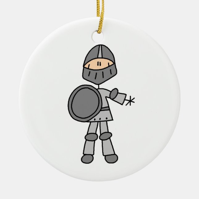 Royal Knight Ceramic Ornament (Front)