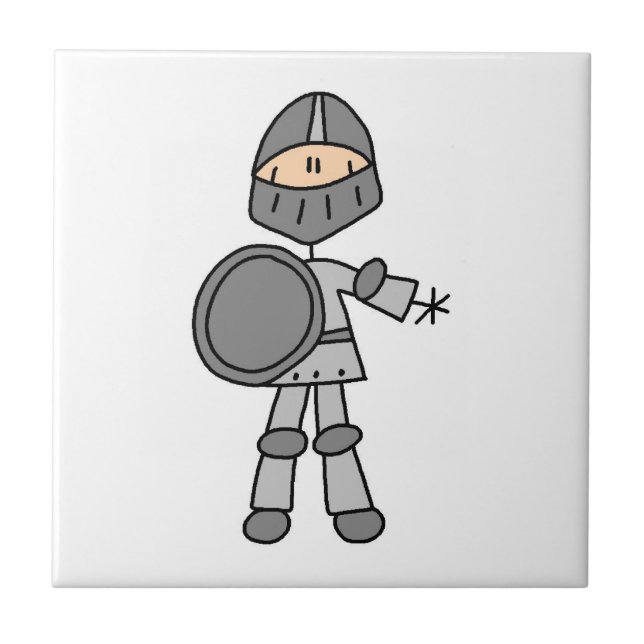 Royal Knight Ceramic Tile (Front)