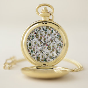 "Royal Layer: A Stack of Kings Poker Cards" Pocket Watch