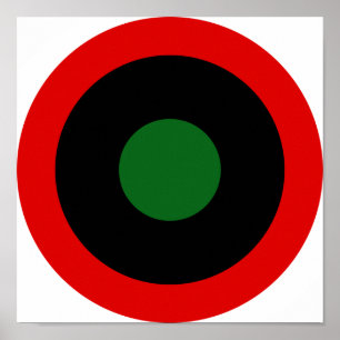 Royal Libyan Air Force Roundel (1951-1969) Poster