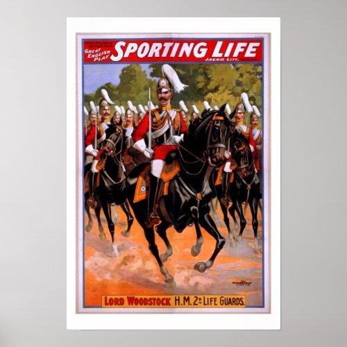 Royal Life Guards Horse Cavalry Poster