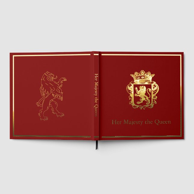 Royal Lion Scrapbook Photo Album Foil (Full)