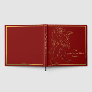 Royal Lion Scrapbook Photo Album Foil Foil Guest Book