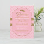 Royal Little Princess Baby Shower Invitation (Standing Front)