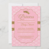 Royal Little Princess Baby Shower Invitation (Front)
