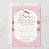 Royal Little Princess Pink Baby Shower Invitation (Front)