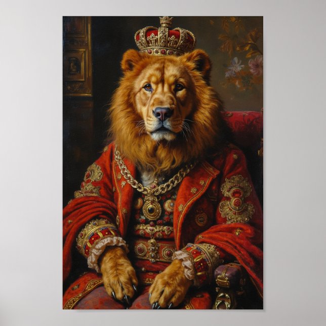 Royal Lowchen Portrait Poster (Front)