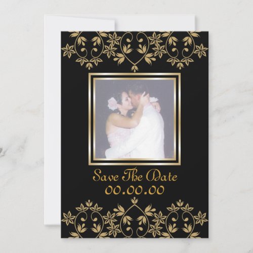 Royal Luxurious Save The Date Photo Invitations