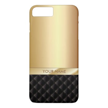 Royal Luxury Gold Custom Name Iphone 8 Plus/7 Plus Case by caseplus at Zazzle