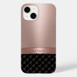 Royal Luxury Rose Gold Custom Name Case-mate Iphone 14 Case at Zazzle