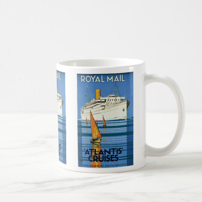 Royal Mail "Atlantis Cruises" Coffee Mug (Right)