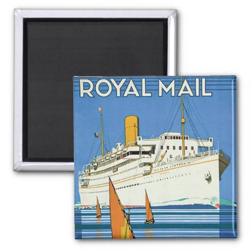 Royal Mail Atlantis Cruises Magnet