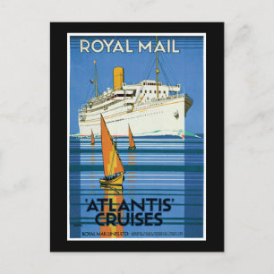 Royal Mail Atlantis Cruises Postcard