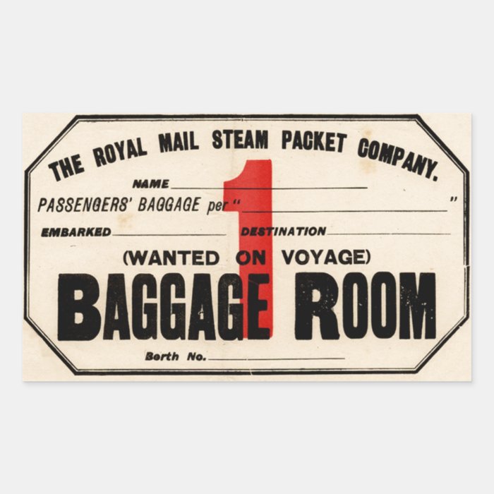 Royal Mail Steam Packet Co Stickers