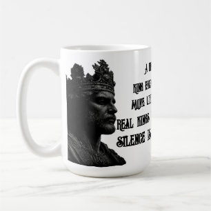 “Royal Majesty  White King Mug Power  Every Sip
