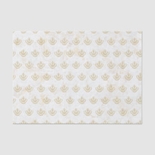 Royal Marble Gold Crown Gift Tissue Paper