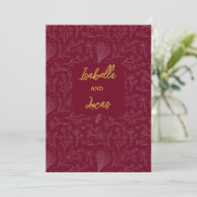 Royal Maroon Customizable envelop