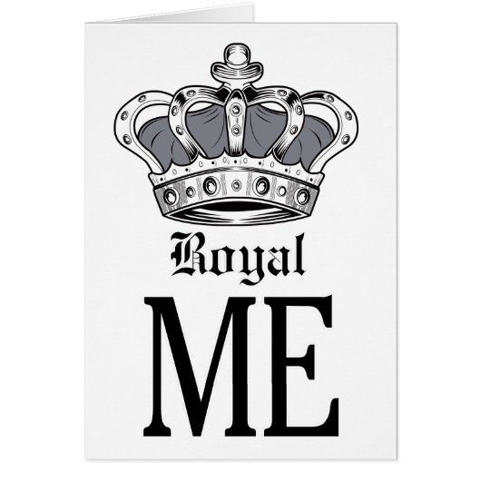 Royal Me - Grey Cards (Front)