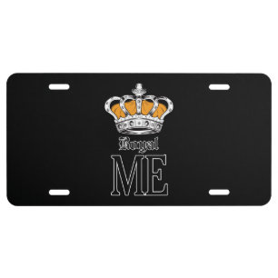 Royal Me - Yellow License Plate