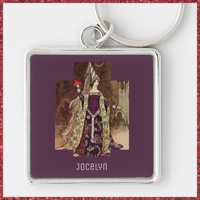 Royal Medieval Lady  Keychain (Creator Uploaded)