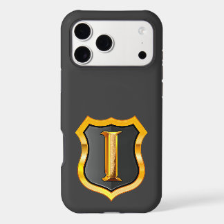 Royal Monogram Shield - Letter I iPhone 17 Pro Max Case