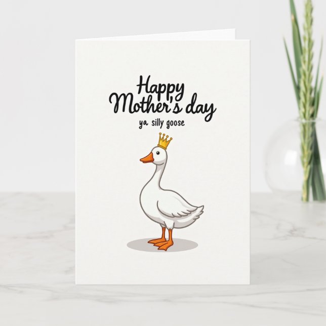Royal Mothers Day Fowl Card (Front)