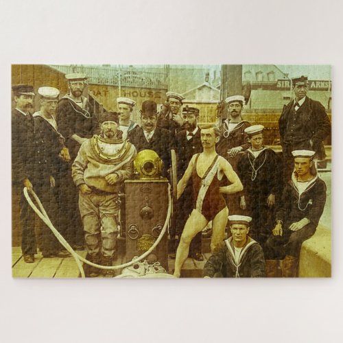 Royal Naval Exhibition 1891 Magic Lantern Slide Po Jigsaw Puzzle