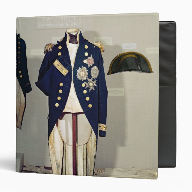 Royal Naval uniform worn Binder (Front/Inside)