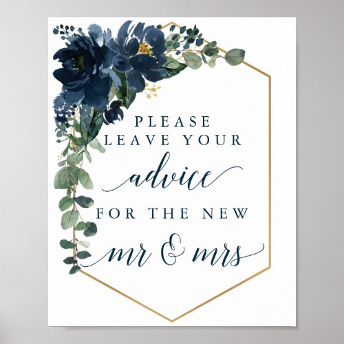 Royal Navy Wedding Sign Advice for the Mr  Mrs