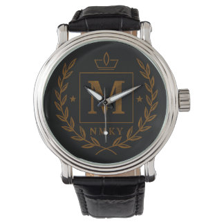 "Royal NMKY Emblem – Monogram M Crest Design" Watch