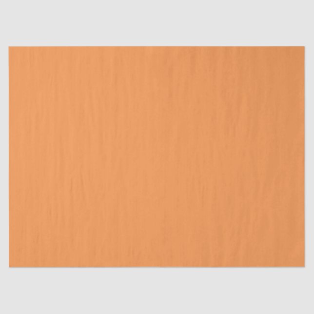 Royal Orange Solid Color Tissue Paper (Front)