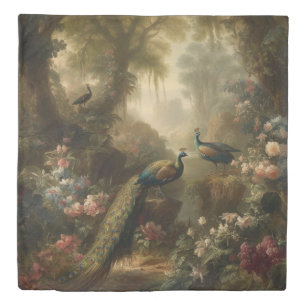Royal Orchard Peacock Trio Sleep Duvet Cover