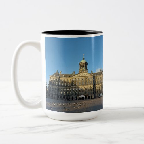 Royal Palace Amsterdam Two_Tone Mug 15 oz Two_Tone Coffee Mug