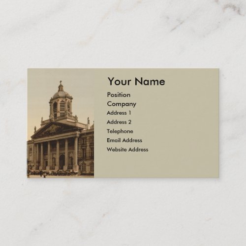 Royal Palace Brussels Belgium Business Card