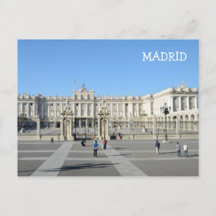 Royal Palace, Madrid Postcard