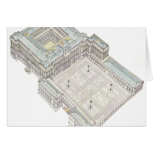 Royal Palace. Madrid Spain Cards (Front Horizontal)