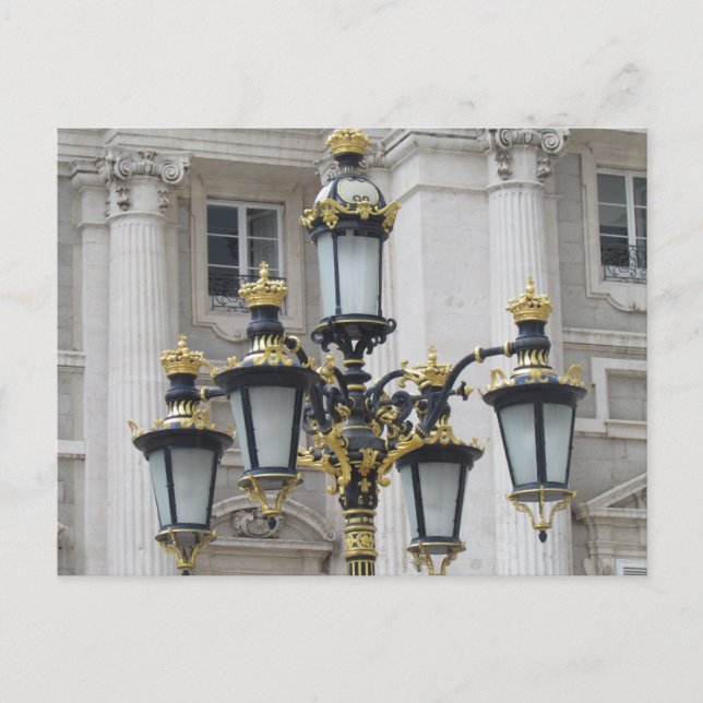 Royal Palace, Madrid, Spain Postcard (Front)