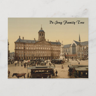 Royal Palace & New Church, Amsterdam, Netherland Postcard