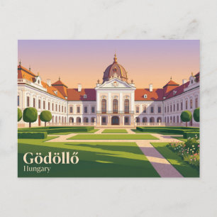 Royal Palace of Gödöllő Hungary Postcard