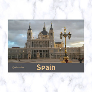 Royal Palace of Madrid in Madrid Spain Postcard