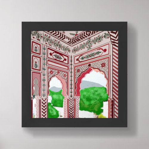 royal palace pixelwallart framed art
