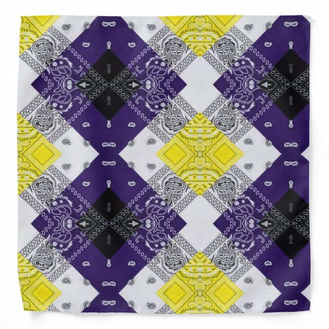 Royal Palace Print Adult Bandana (Front)