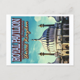 ROYAL PAVILION - BRIGHTON ENGLAND - UNITED KINGDOM POSTCARD