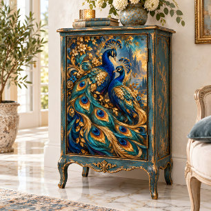 Royal Peacock Garden Pair Tissue Paper